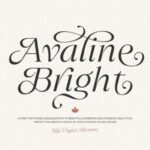 Avaline Bright Font - Featured Image