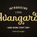 Avangard Font - Featured Image