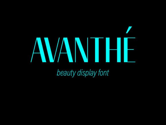 Avanthe Font - Featured Image