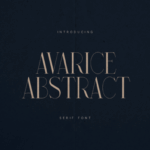 Avarice Abstract Font - Featured Image