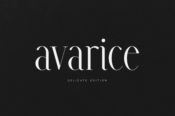 Avarice Delicate Font - Featured Image