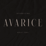 Avarice Font - Featured Image