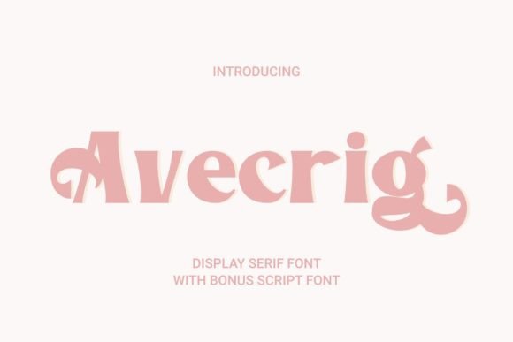 Avecrig Font - Featured Image