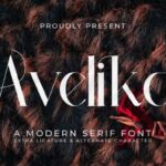Avelika Font - Featured Image