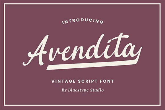 Avendita Font - Featured Image