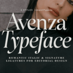 Avenza Regular Font - Featured Image