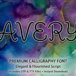 Avery Font - Featured Image