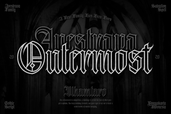 Avestrava Outermost Font - Featured Image