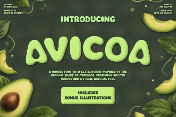 Avicoa Font - Featured Image