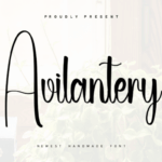 Avilantery Font - Featured Image