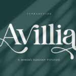 Avillia Font - Featured Image