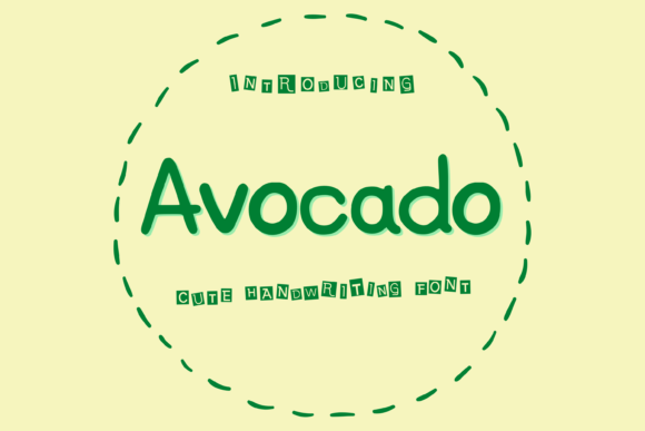 Avocado Font - Featured Image