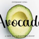 Avocado Font - Featured Image