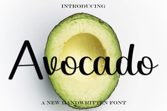 Avocado Font - Featured Image