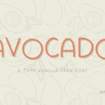 Avocado Font - Featured Image