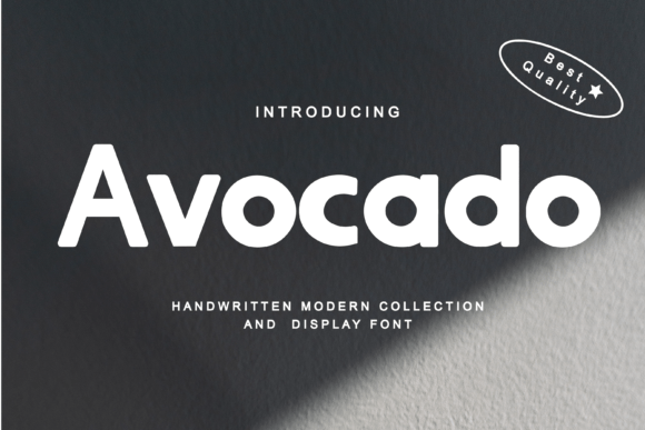 Avocado Font - Featured Image