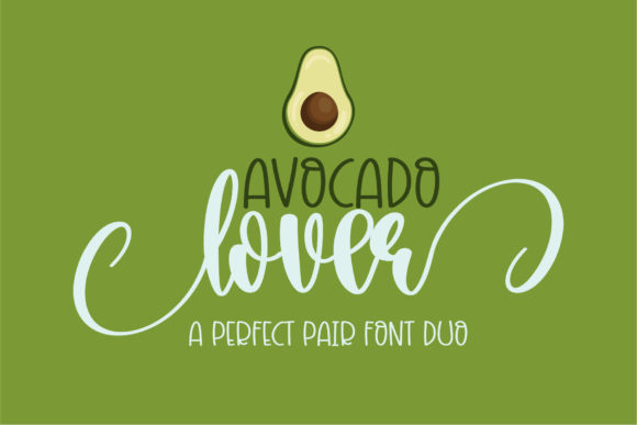 Avocado Lover Font - Featured Image