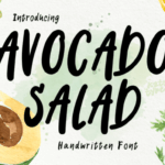 Avocado Salad Font - Featured Image