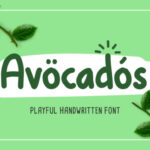 Avocados Font - Featured Image