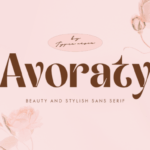 Avoraty Font - Featured Image