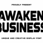 Awaken Business Font - Featured Image