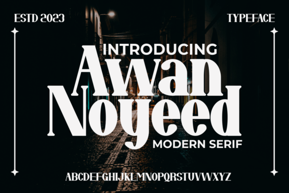 Awan Noyeed Font - Featured Image