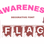 Awareness Flag Font - Featured Image
