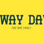 Away Day Sport Family Font - Featured Image