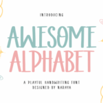 Awesome Alphabet Font - Featured Image