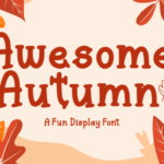 Awesome Autumn Font - Featured Image
