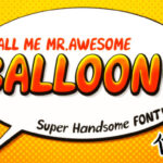 Awesome Balloon Font - Featured Image