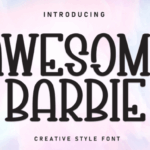 Awesome Barbie Font - Featured Image