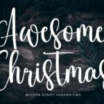 Awesome Christmas Font - Featured Image