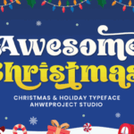 Awesome Christmas Font - Featured Image