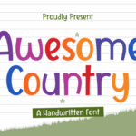 Awesome Country Font - Featured Image