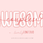Awesome Couples Font - Featured Image