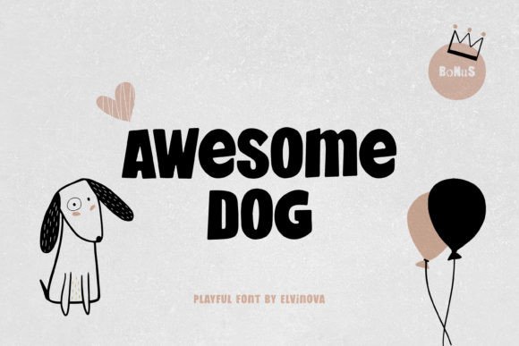 Awesome Dog Font - Featured Image