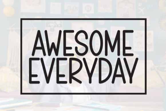 Awesome Everyday Font - Featured Image