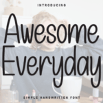 Awesome Everyday Font - Featured Image