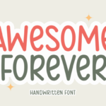 Awesome Forever Font - Featured Image