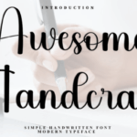 Awesome Handcraf Font - Featured Image