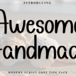 Awesome Handmade Font - Featured Image