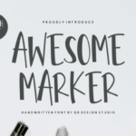 Awesome Marker Font - Featured Image