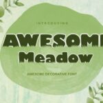Awesome Meadow Font - Featured Image