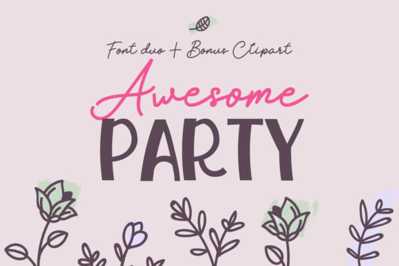 Awesome Party Font - Featured Image
