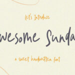 Awesome Sunday Font - Featured Image