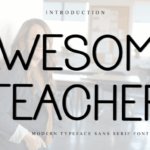 Awesome Teacher Font - Featured Image