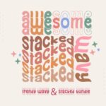 Awesome Wavy Stacked Font - Featured Image