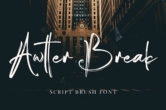 Awtter Break Font - Featured Image