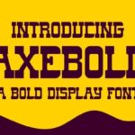 Axebold Font - Featured Image